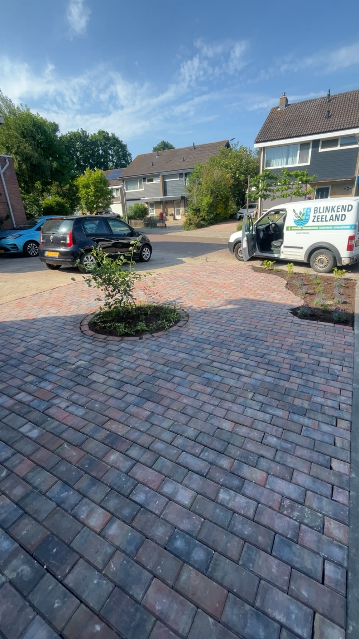 Tuinbestrating project Blinkend Zeeland